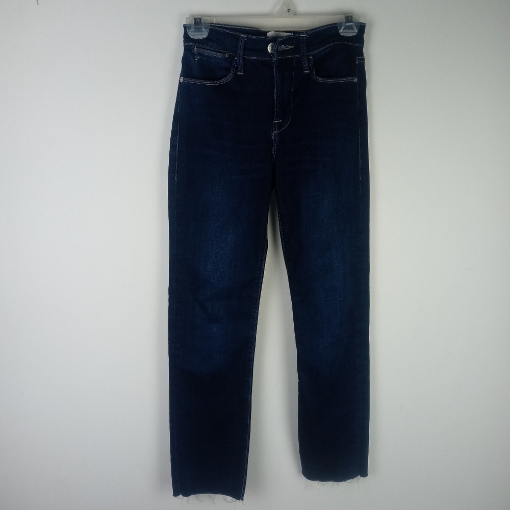 FRAME Denim Le High Straight Jeans Size 25